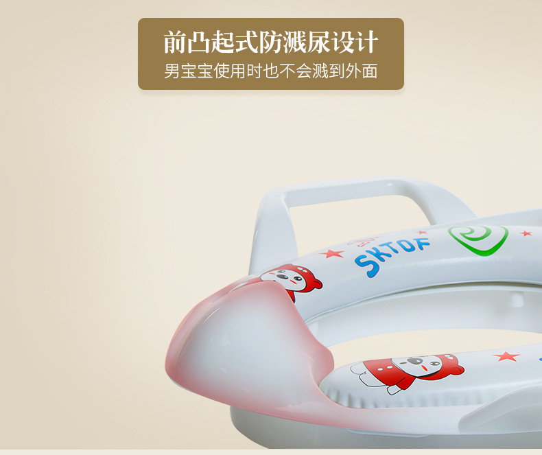 Large Baby Child Toilet Seat Toilet Female Baby Young Children Male Cushion Bedpan Cover Rack Ladder 1-3-6 Years Old