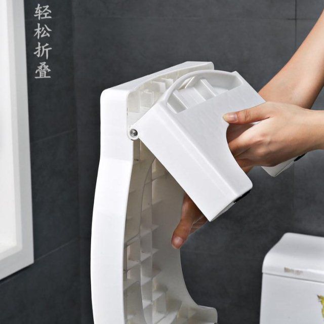 Toilet Stool Cushion High Stool Thickened Non-Slip Footstool Toilet Stool Potty Chair Folding Toilet Stool Plastic Stool