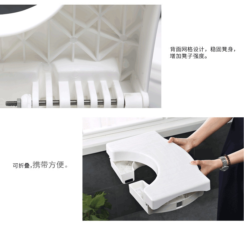 Toilet Stool Cushion High Stool Thickened Non-Slip Footstool Toilet Stool Potty Chair Folding Toilet Stool Plastic Stool Toilet Stool Cushion High Stool Thickened Non-Slip Footstool Toilet Stool Potty Chair Folding Toilet Stool Plastic Stool