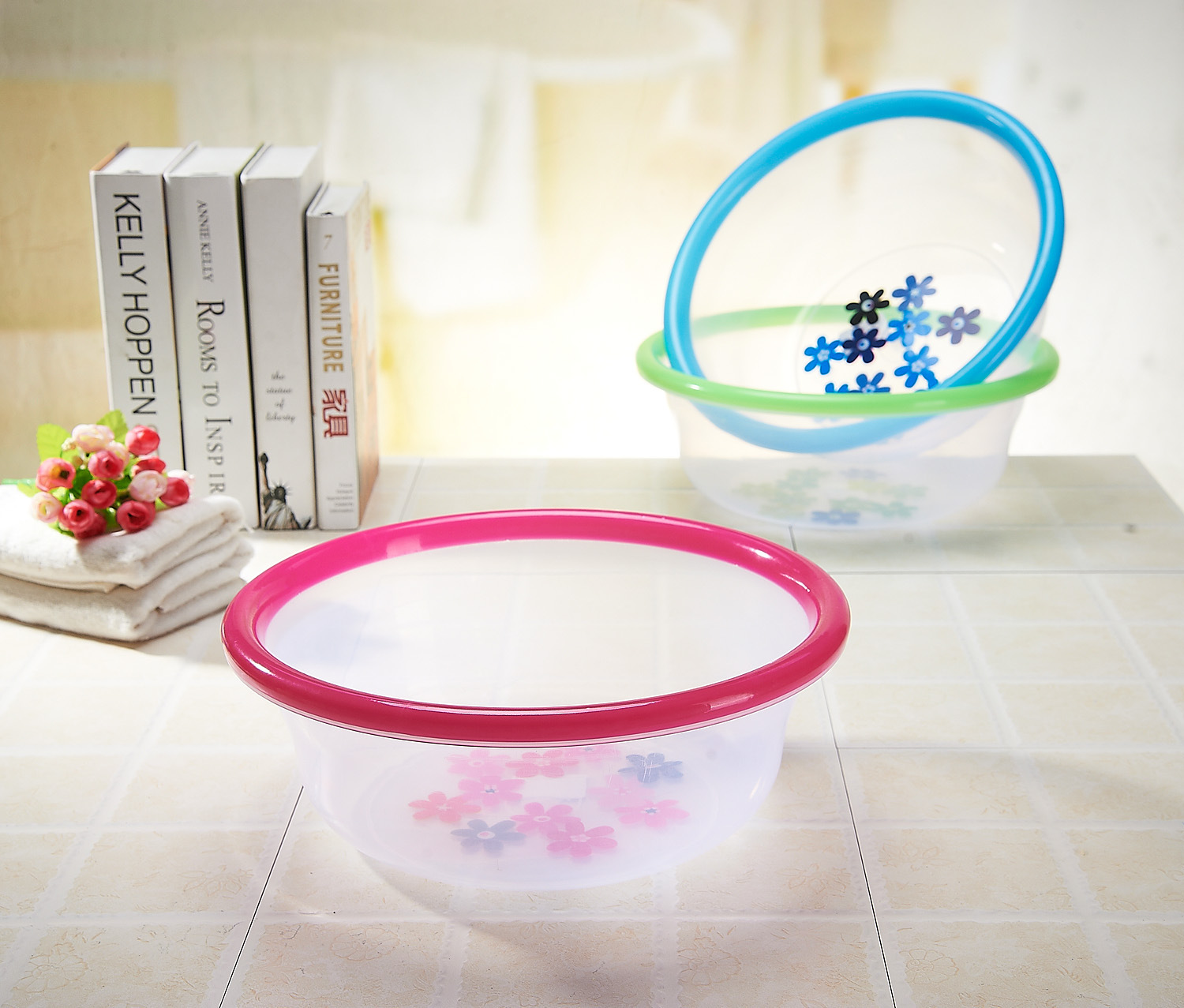 Plastic basin