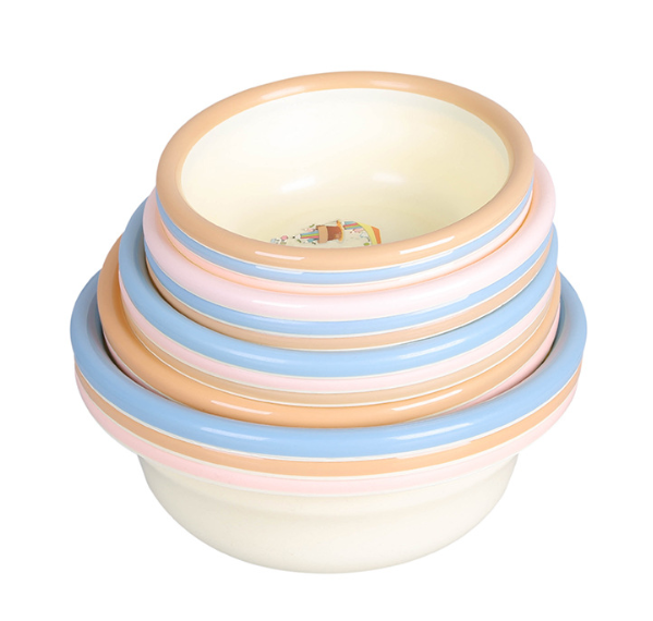 Plastic basin two-color basin PP material thickened basin wash basin wash basin baby basin children basin storage basin