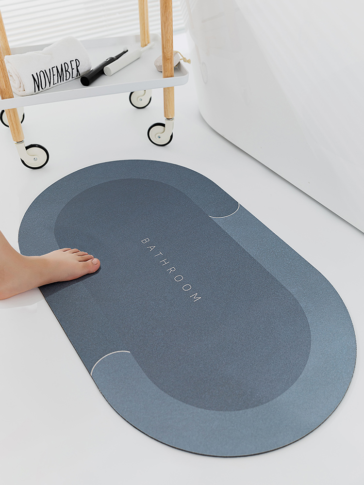 Diatom Ooze Cushion Hydrophilic Pad Bathroom Entrance Floor Mat Diatomite Non-Slip Bathroom Mat Bathroom Toilet Carpet