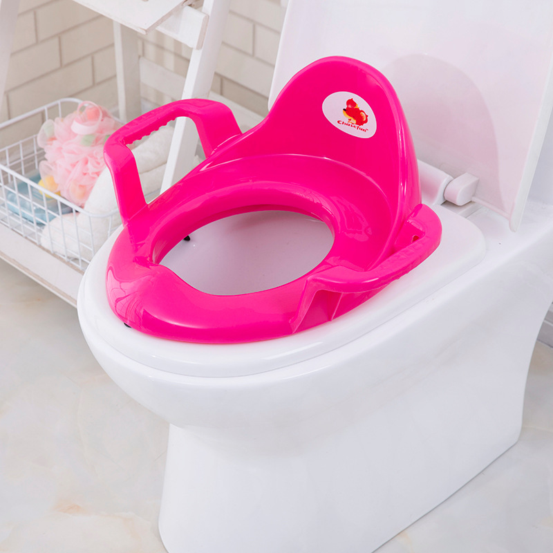 Shunsheng Children&#039;s Toilet Heightened Backrest Double Armrest Children&#039;s Toilet Seat Closestool Cushion Plastic Baby 
