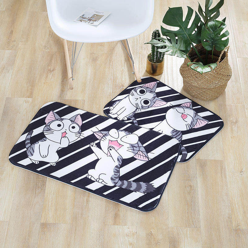 Breathable Absorbent Soft Mat Dispensing Household Daily Toilet Floor Mat Flannel Sponge Floor Mat Cushion Can Be Customized