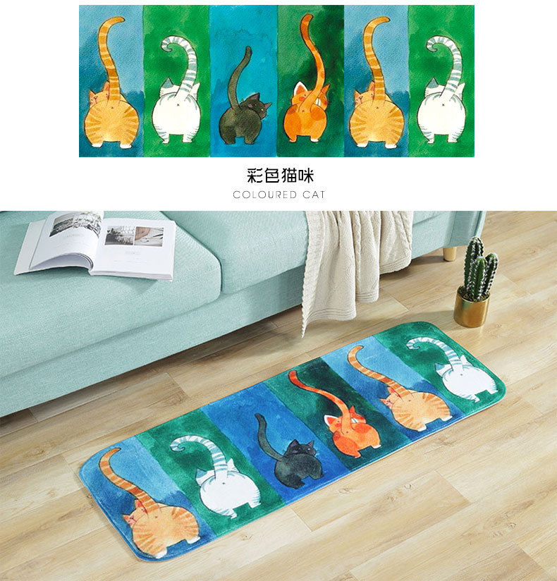 Breathable Absorbent Soft Mat Dispensing Household Daily Toilet Floor Mat Flannel Sponge Floor Mat Cushion Can Be Customized
