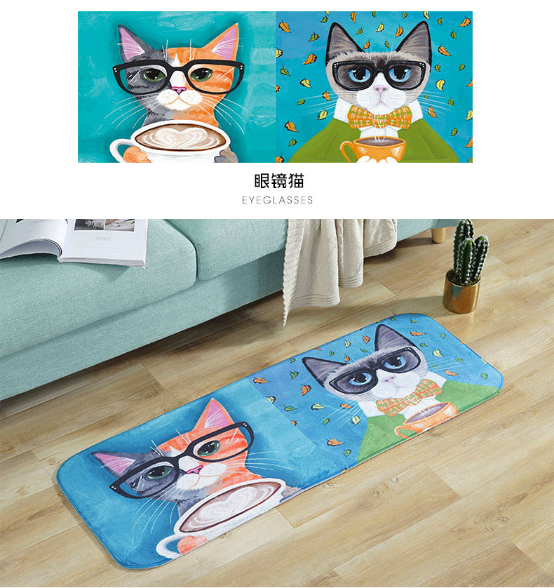 Breathable Absorbent Soft Mat Dispensing Household Daily Toilet Floor Mat Flannel Sponge Floor Mat Cushion Can Be Customized