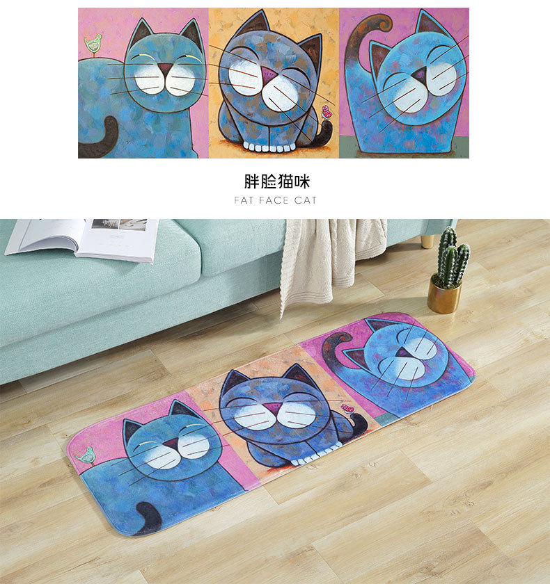 Breathable Absorbent Soft Mat Dispensing Household Daily Toilet Floor Mat Flannel Sponge Floor Mat Cushion Can Be Customized