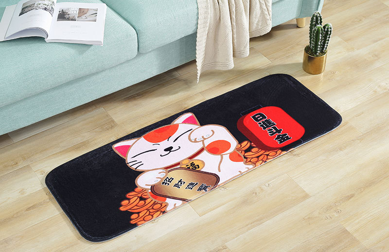 Breathable Absorbent Soft Mat Dispensing Household Daily Toilet Floor Mat Flannel Sponge Floor Mat Cushion Can Be Customized