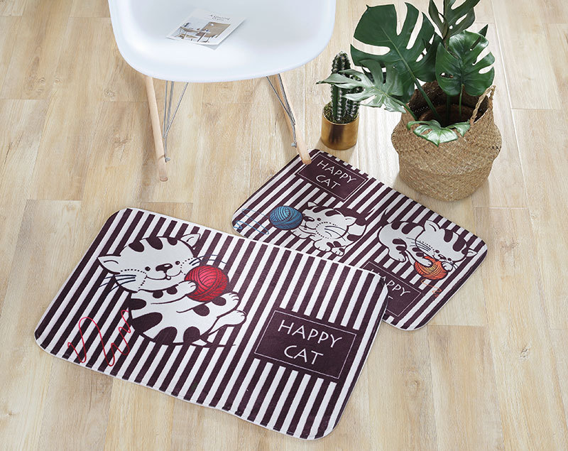 Breathable Absorbent Soft Mat Dispensing Household Daily Toilet Floor Mat Flannel Sponge Floor Mat Cushion Can Be Customized