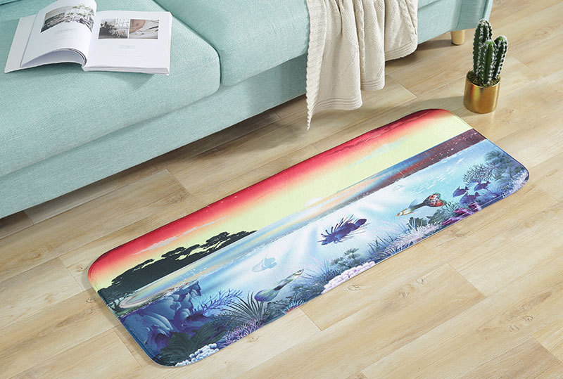 Breathable Absorbent Soft Mat Dispensing Household Daily Toilet Floor Mat Flannel Sponge Floor Mat Cushion Can Be Customized