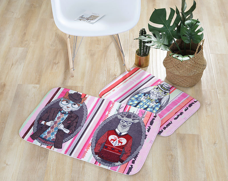 Breathable Absorbent Soft Mat Dispensing Household Daily Toilet Floor Mat Flannel Sponge Floor Mat Cushion Can Be Customized