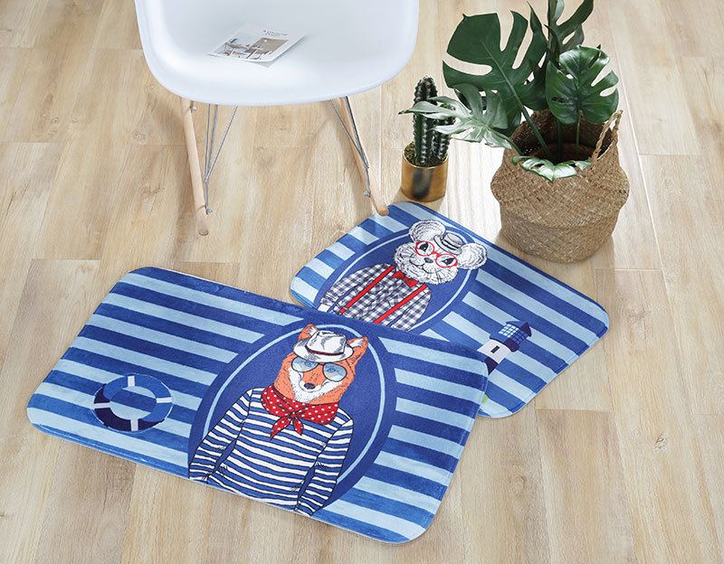 Breathable Absorbent Soft Mat Dispensing Household Daily Toilet Floor Mat Flannel Sponge Floor Mat Cushion Can Be Customized