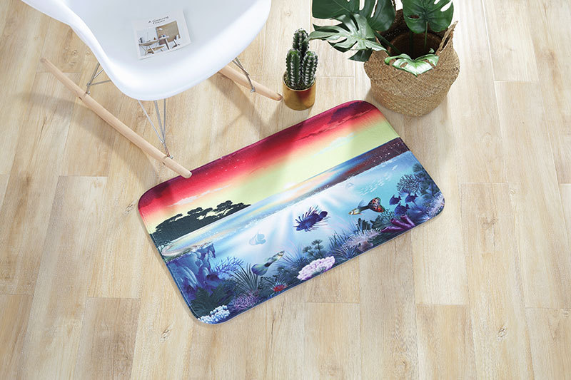 Breathable Absorbent Soft Mat Dispensing Household Daily Toilet Floor Mat Flannel Sponge Floor Mat Cushion Can Be Customized