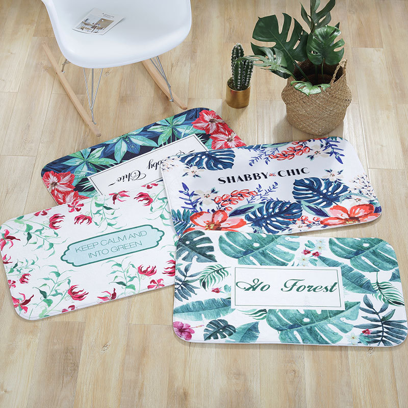 Breathable Absorbent Soft Mat Dispensing Household Daily Toilet Floor Mat Flannel Sponge Floor Mat Cushion Can Be Customized