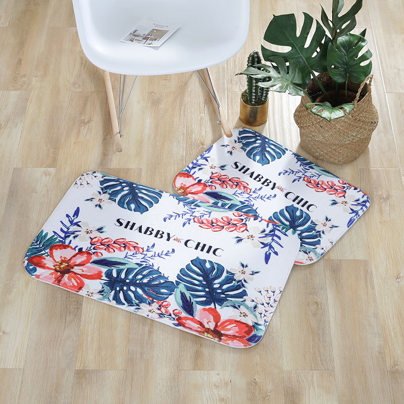 Breathable Absorbent Soft Mat Dispensing Household Daily Toilet Floor Mat Flannel Sponge Floor Mat Cushion Can Be Customized