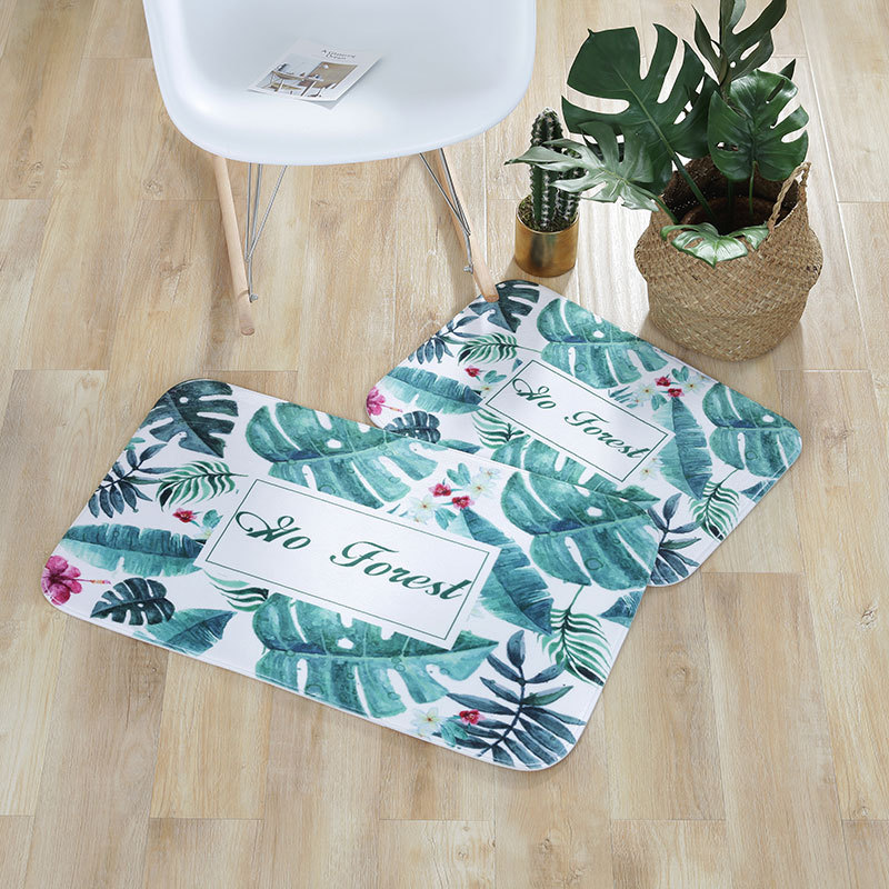 Breathable Absorbent Soft Mat Dispensing Household Daily Toilet Floor Mat Flannel Sponge Floor Mat Cushion Can Be Customized