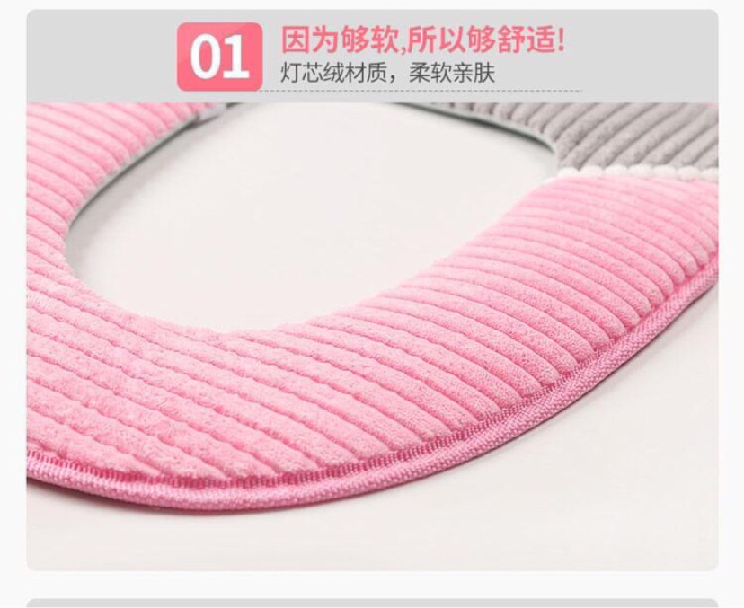 Corduroy Padded Toilet Mat Universal Waterproof Toilet Seat Cover Plush Toilet Seat Cover Warm Cushion Toilet Washer Wholesale Corduroy Padded Toilet Mat Universal Waterproof Toilet Seat Cover Plush Toilet Seat Cover Warm Cushion Toilet Washer Wholesale