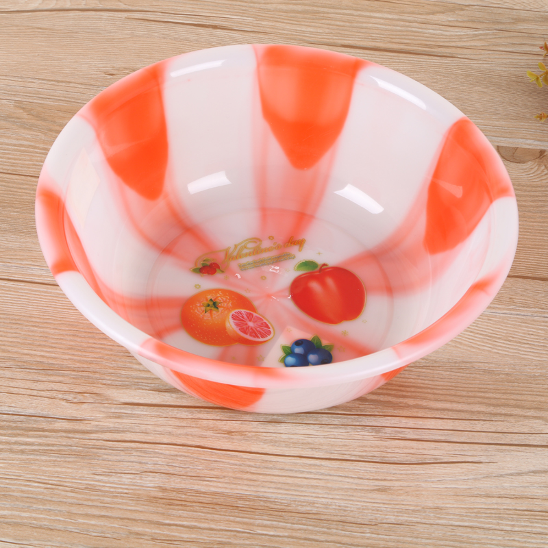 Factory direct wash basin wash vegetable plastic basin fruit and vegetable basin double color wash basin