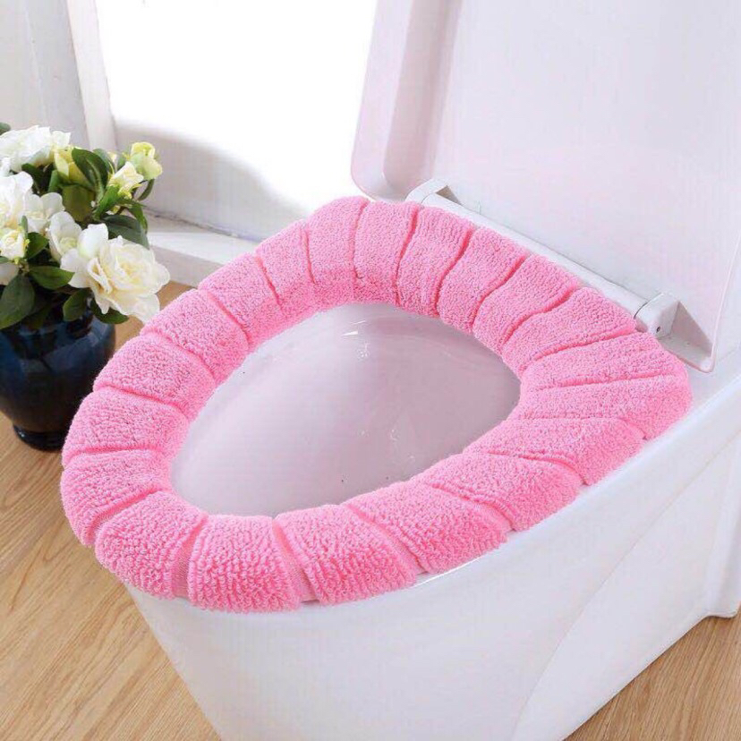 round Toilet Closestool Cushion Clear Color, Simple and Convenient to Sell 0 OPP Bag Packaging