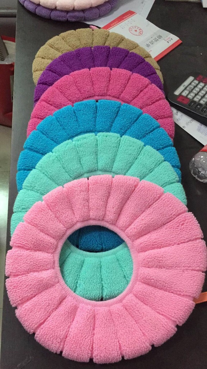 round Toilet Closestool Cushion Clear Color, Simple and Convenient to Sell 0 OPP Bag Packaging