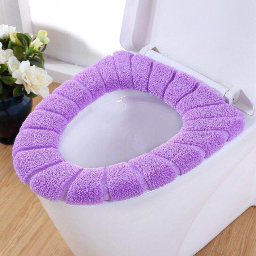 round Toilet Closestool Cushion Clear Color, Simple and Convenient to Sell 0 OPP Bag Packaging