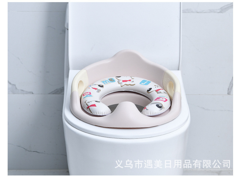 Cute Cartoon Comfortable and Non-Slip Toilet Seat Soft Cushion Baby Young Children Bedpan Children Cushion Bedpan Cover