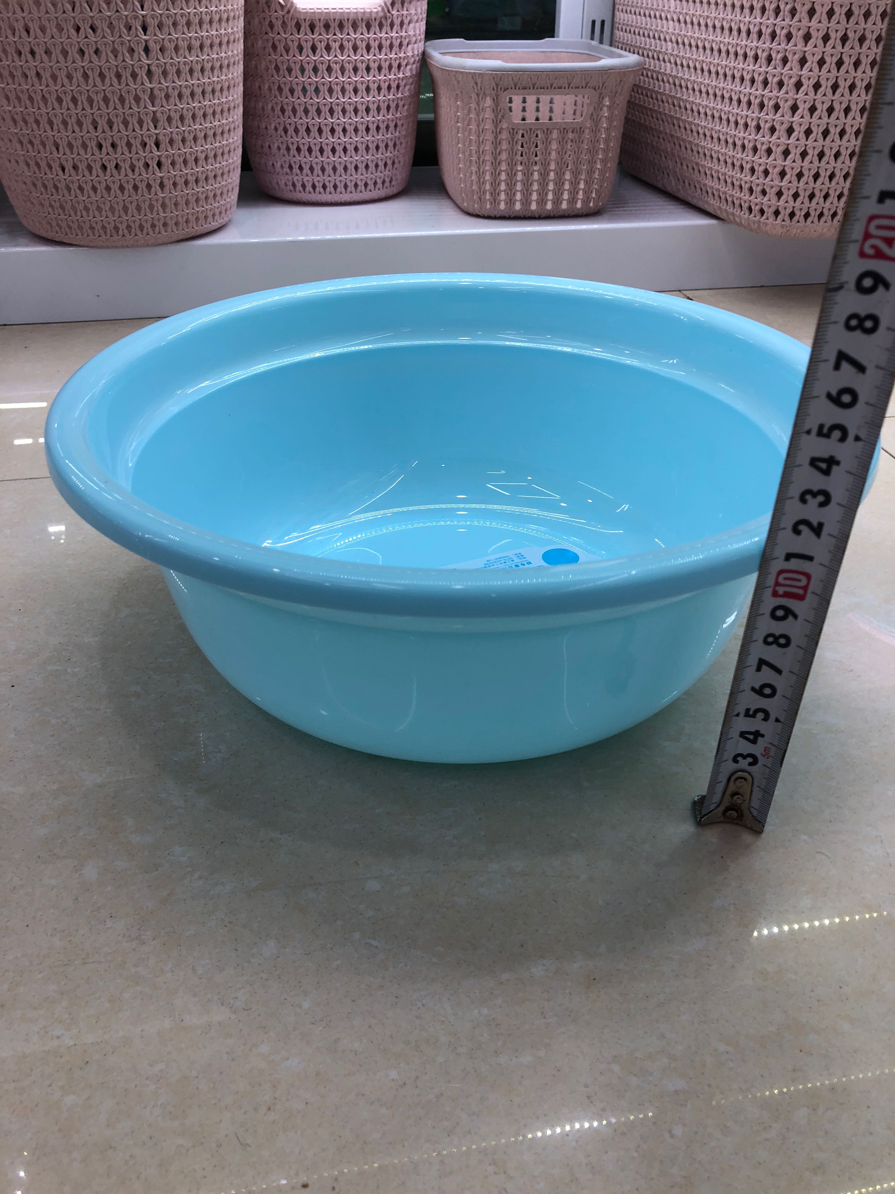 Manufacturer direct selling multi-functional plastic basin full complement basin customized logo basin wash basin