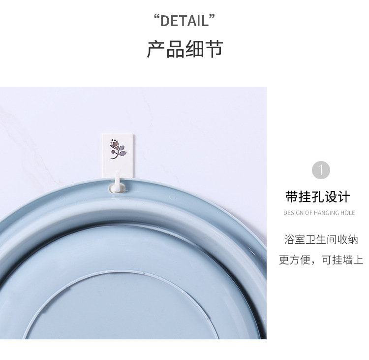Portable japanese-style basin folding thickening basin large, medium and small washbasin family washing basin traveling washing child plastic basin Portable japanese-style basin folding thickening basin large, medium and small washbasin family washing basin traveling washing child plastic basin