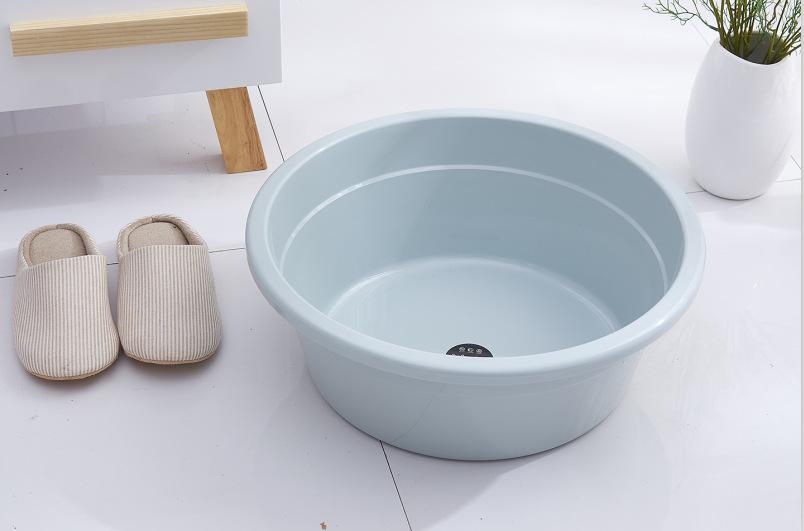 Blue Laundry Washbasin Household Washing Vegetables Basin Plastic Basin Clothes Cleaning Basin Thickened Feet-Washing Basin Babies' Wash Basin Blue Laundry Washbasin Household Washing Vegetables Basin Plastic Basin Clothes Cleaning Basin Thickened Feet-Washing Basin Babies' Wash Basin