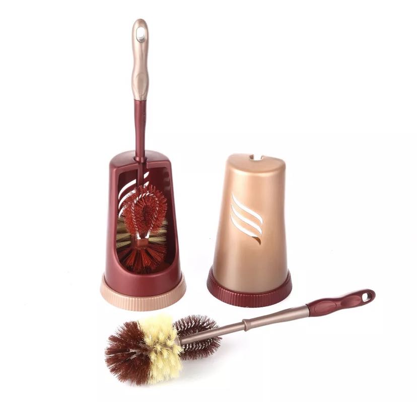 Manufacturers wholesale circular toilet brush toilet cleaning brush squat pit cleaning brush plastic cleaning brush