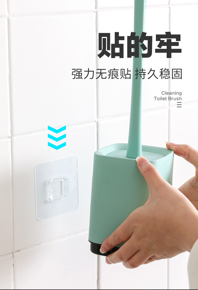 Toilet brush with long handle and soft silica gel without dead Angle Wall Type cleaning Brush Toilet Cleaner Brush Toilet brush with long handle and soft silica gel without dead Angle Wall Type cleaning Brush Toilet Cleaner Brush