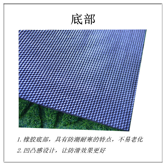 Factory Cheap Wholesale Rubber Floor Mat Lawn Embossed Door Mat Brushed Composite Mat Pp Loop Velvet Non-Slip Mat Entrance Mat