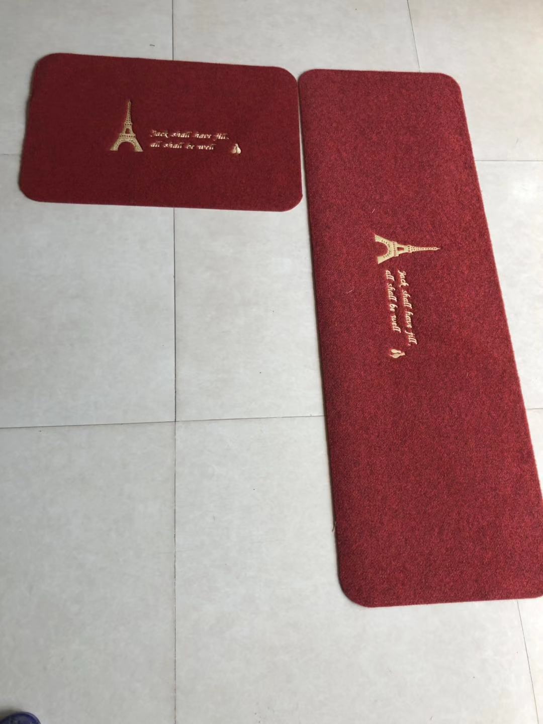 Cheap style embroider Dally Dally mat kitchen 2 - piece set of kitchen mat household mat bibulous non-slip mat Cheap style embroider Dally Dally mat kitchen 2 - piece set of kitchen mat household mat bibulous non-slip mat