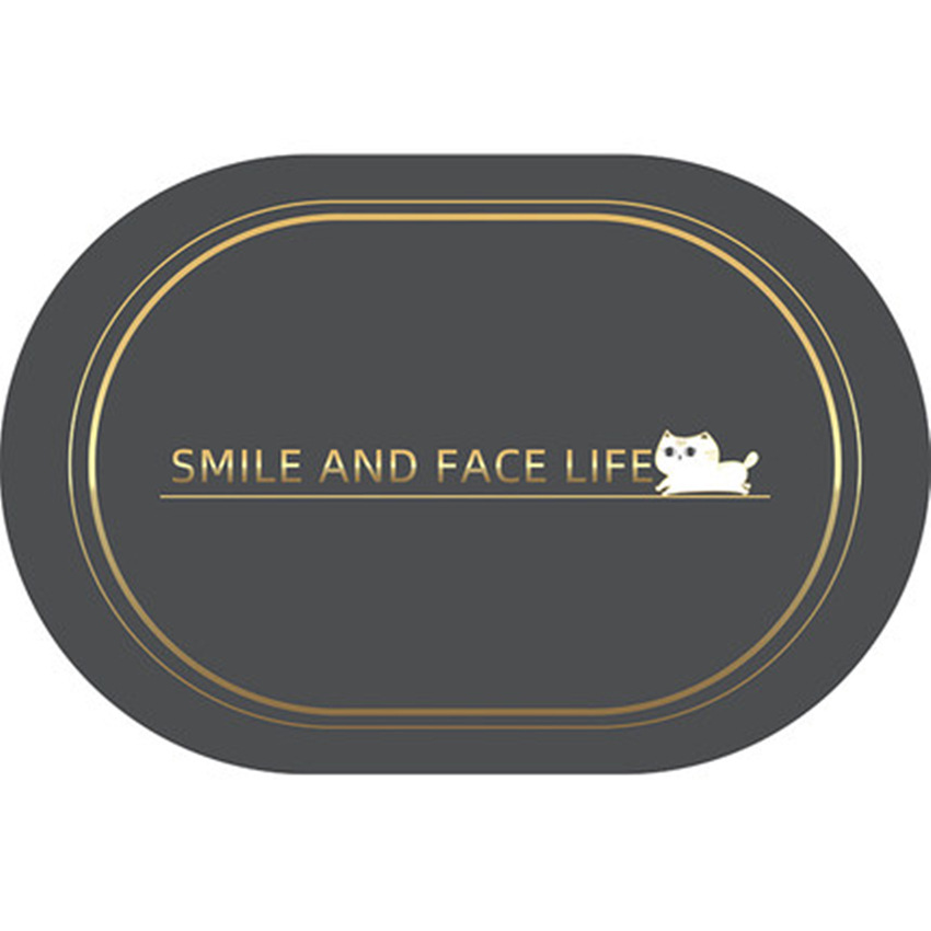 Factory Wholesale Household Diatom Ooze Floor Mat Entry Door Mat Corridor Toilet Door Non-Slip Mat Bedroom Carpet