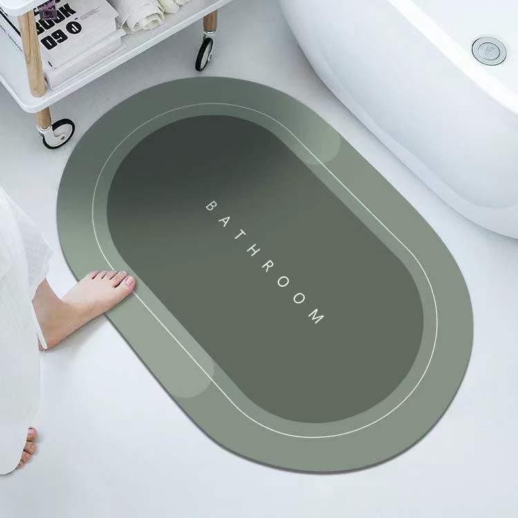 Factory Wholesale Household Diatom Ooze Floor Mat Entry Door Mat Corridor Toilet Door Non-Slip Mat Bedroom Carpet