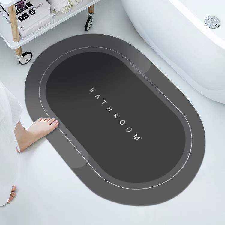 Factory Wholesale Household Diatom Ooze Floor Mat Entry Door Mat Corridor Toilet Door Non-Slip Mat Bedroom Carpet