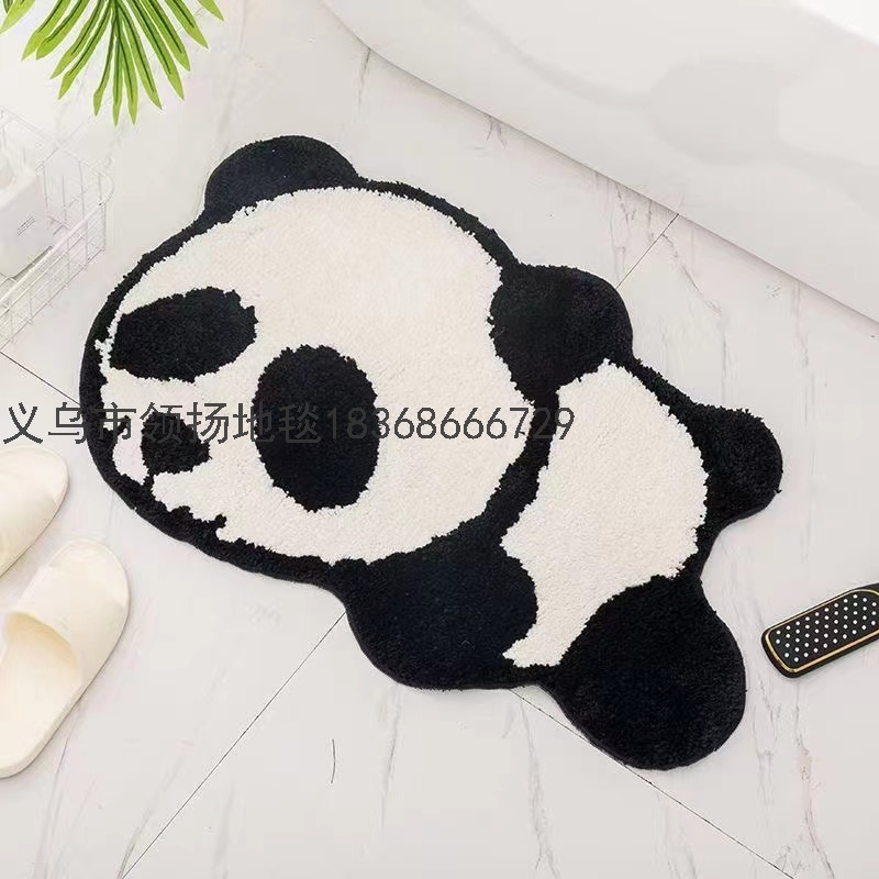 Toilet Floor Mat Bathroom Water-Absorbing Quick-Drying Non-Slip Mat Bedroom Doorway Doormat Toilet Mat Entrance Mats