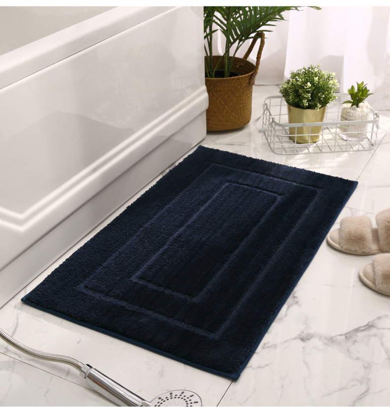 Cross-Border Thickened Bathroom Absorbent Floor Mat Bathroom Entrance Floor Mat Toilet Non-Slip Mat Door Mat Household Carpet
