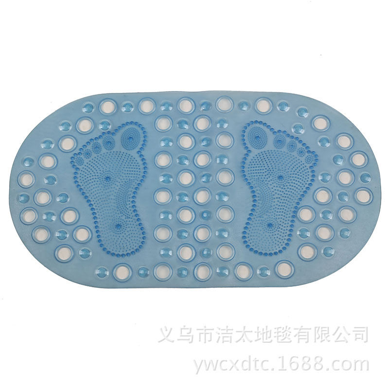 Hotel PVC round Hole Shower Floor Mat Bathroom Bath Non-Slip Mat Toilet Floor Mat Bathtub Non-Slip Floor Mat