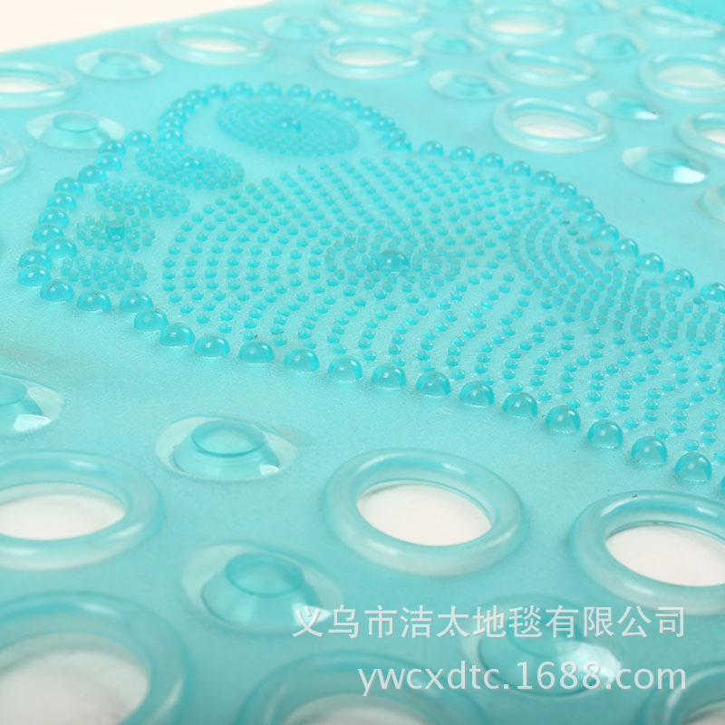 Hotel PVC round Hole Shower Floor Mat Bathroom Bath Non-Slip Mat Toilet Floor Mat Bathtub Non-Slip Floor Mat