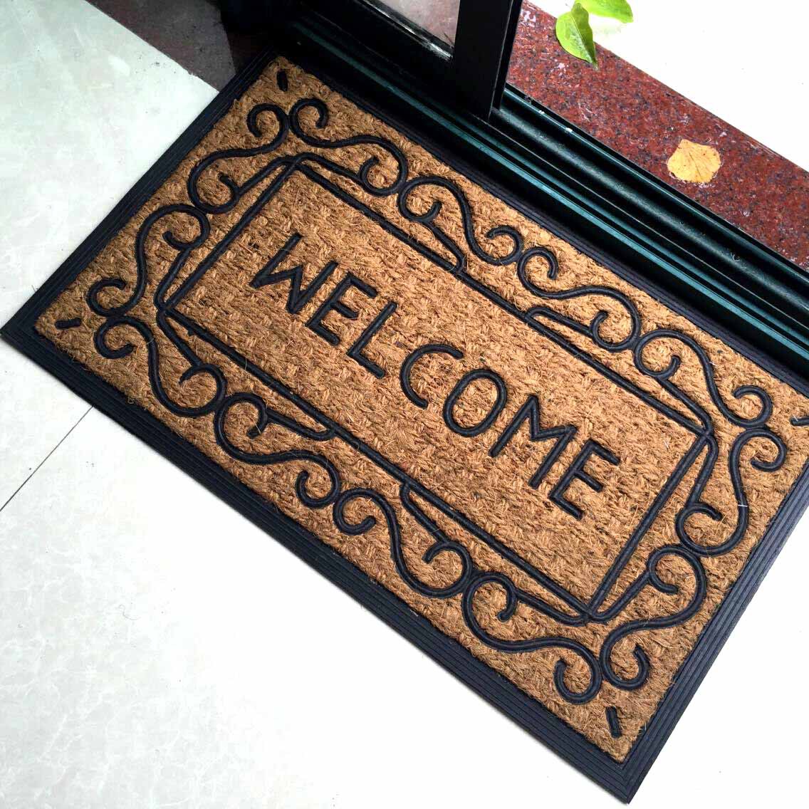 Rubber Embossed Coir Coconut Shred Coconut Palm Coco Coconut Shell Fiber Coconut Palm Non-Slip Mat Carpet Doormat Floor Mat Rubber Embossed Coir Coconut Shred Coconut Palm Coco Coconut Shell Fiber Coconut Palm Non-Slip Mat Carpet Doormat Floor Mat