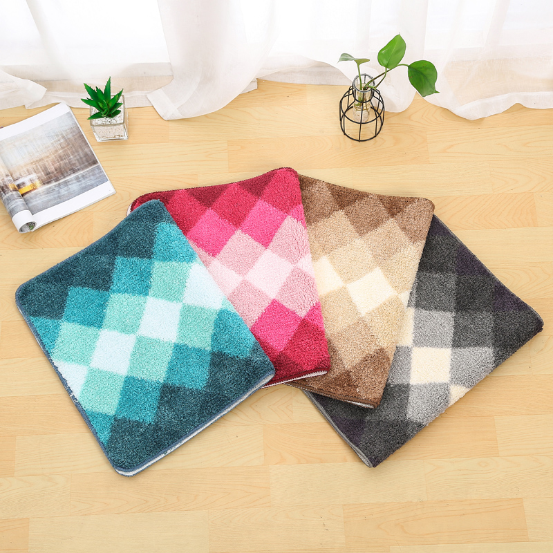Bathroom Absorbent Floor Mat Bathroom Entrance Non-Slip Mat Household Foot Mat Bedroom Entrance Door Mat Toilet Carpet