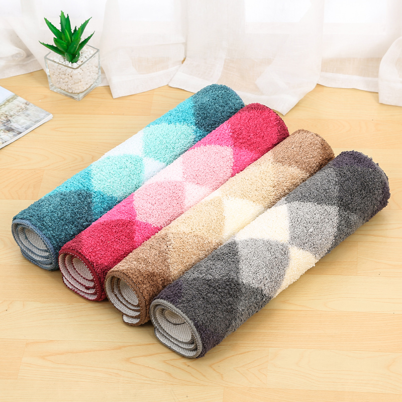 Bathroom Absorbent Floor Mat Bathroom Entrance Non-Slip Mat Household Foot Mat Bedroom Entrance Door Mat Toilet Carpet