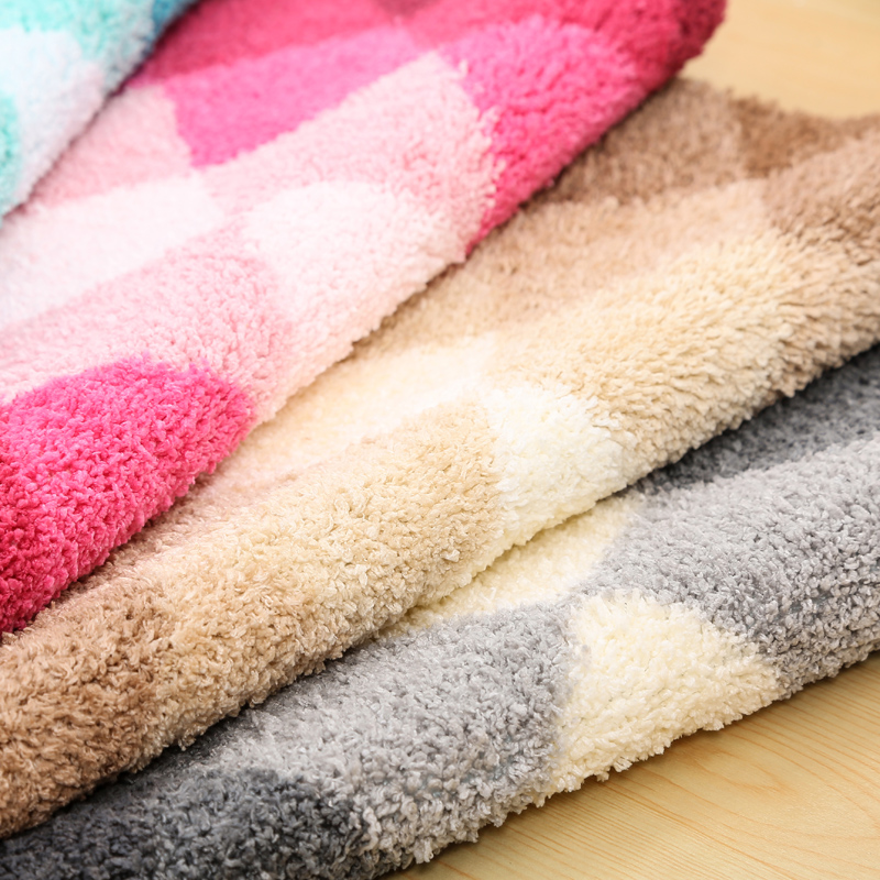 Bathroom Absorbent Floor Mat Bathroom Entrance Non-Slip Mat Household Foot Mat Bedroom Entrance Door Mat Toilet Carpet