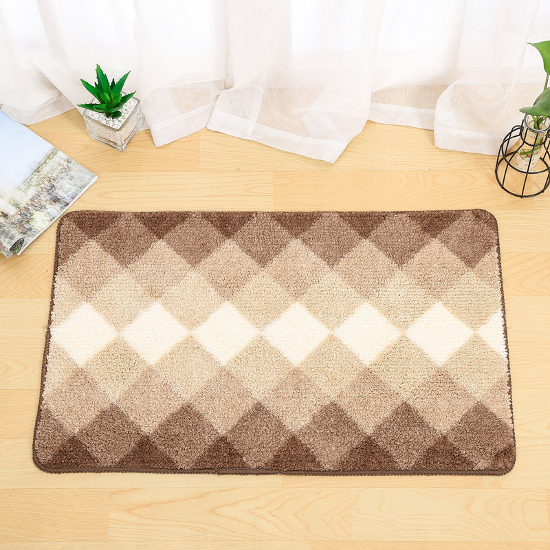 Bathroom Absorbent Floor Mat Bathroom Entrance Non-Slip Mat Household Foot Mat Bedroom Entrance Door Mat Toilet Carpet