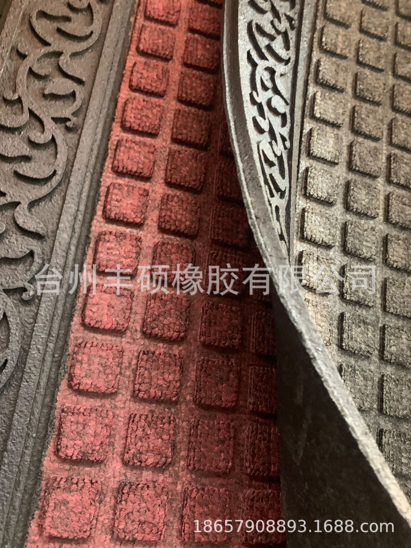 Rubber Door Mat Felt Side Polypropylene Hot Sale High-End Entrance Doorway Door Mat Non-Slip Mat Extra Thick and Durable Mat Factory Direct Sales