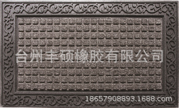 Rubber Door Mat Felt Side Polypropylene Hot Sale High-End Entrance Doorway Door Mat Non-Slip Mat Extra Thick and Durable Mat Factory Direct Sales