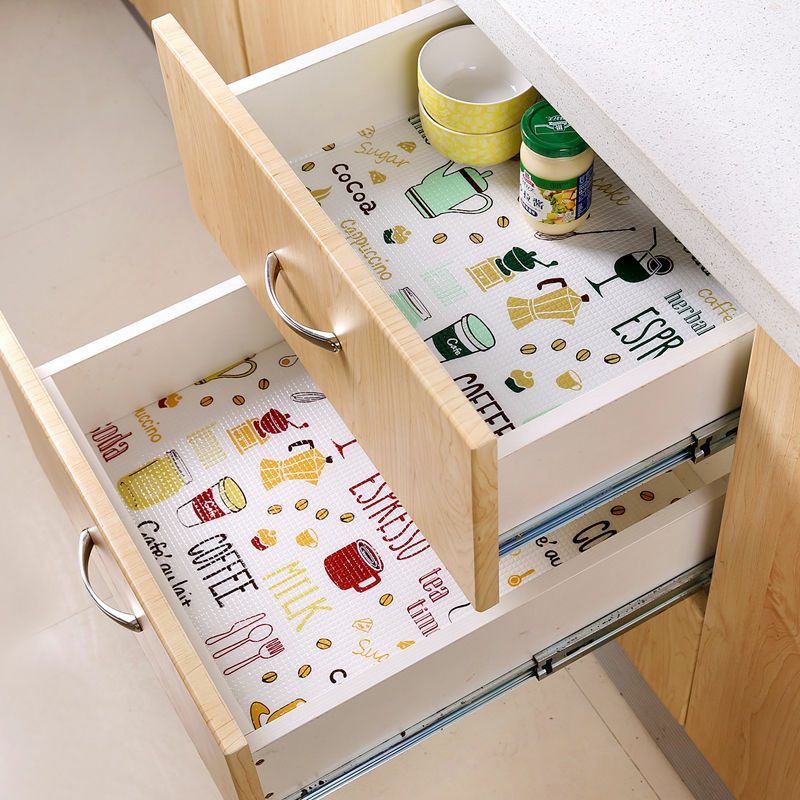 Drawer Mat Shoe Cabinet Liner Cabinet Mat Non-Slip Mat Waterproof Mat Anti-Mildew Liner Wardrobe Kitchen Mat