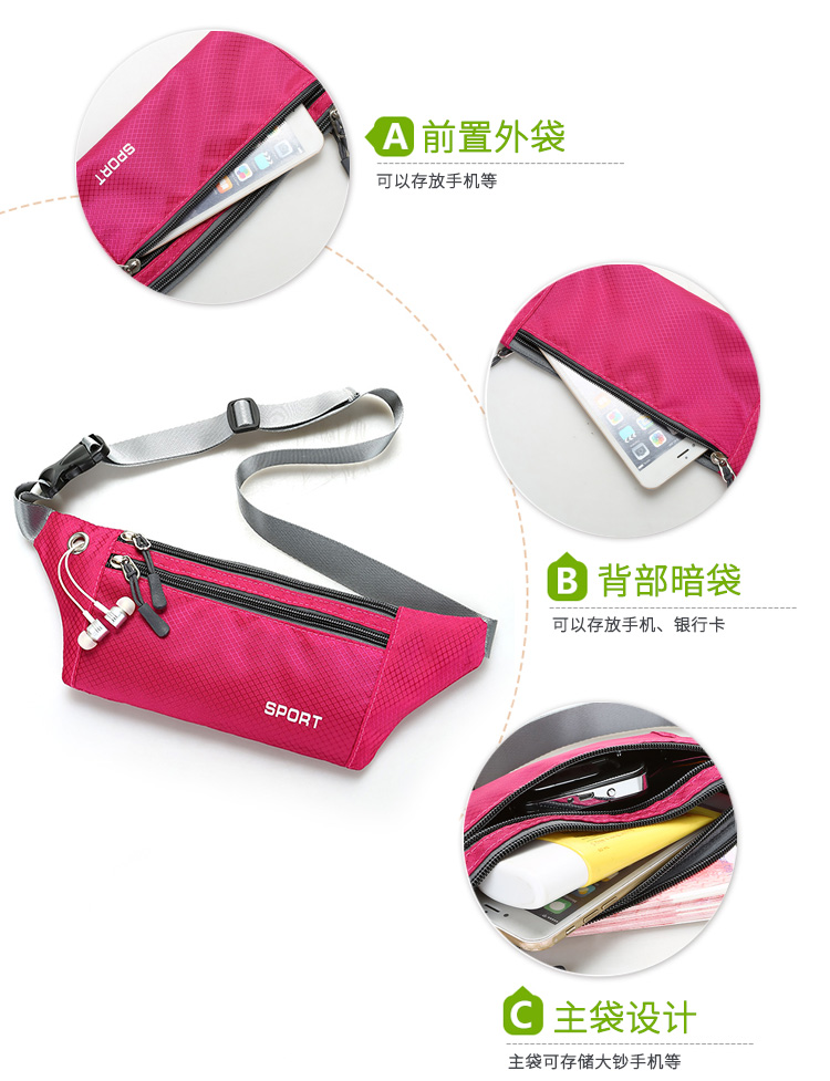 Mobile Phone Bag Waist Mobile Phone Case Vertical Waist Hanging Bag Multi-Functional Summer Women's Wear-Resistant Middle-Aged and Elderly Apron Riding