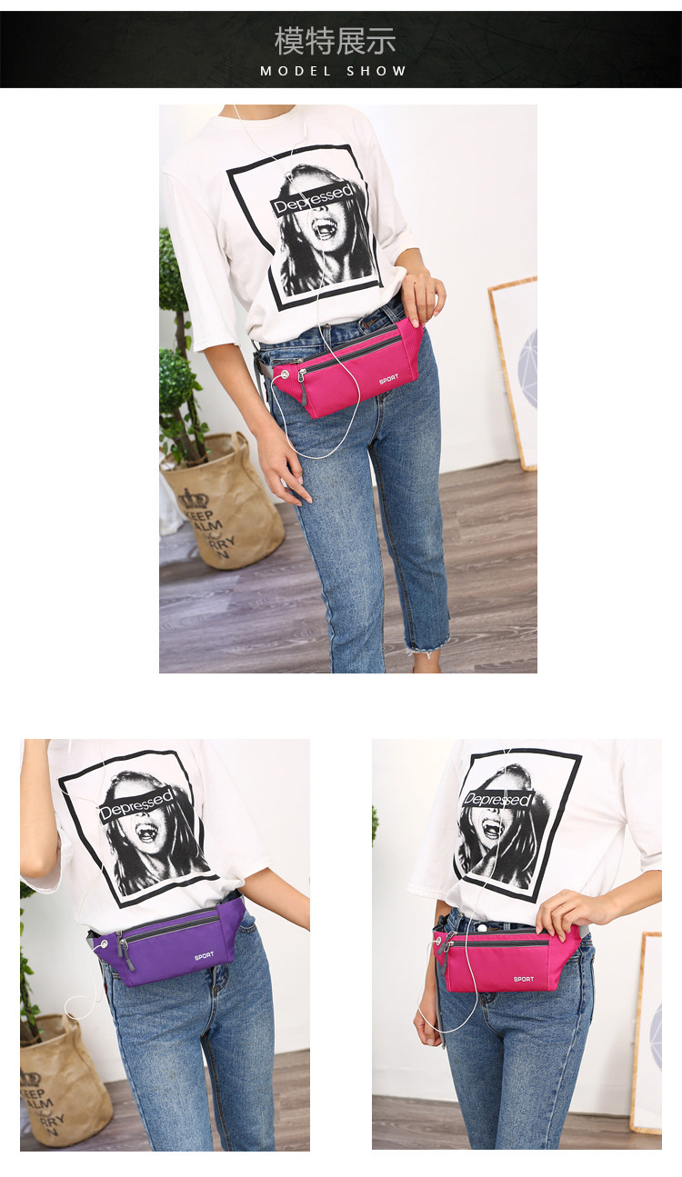 Mobile Phone Bag Waist Mobile Phone Case Vertical Waist Hanging Bag Multi-Functional Summer Women's Wear-Resistant Middle-Aged and Elderly Apron Riding